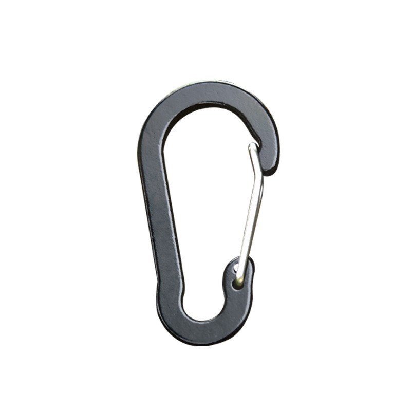 Picture of Manufacturer Wholesale No. 5 S-Shaped Buckle Carabiner Stainless Steel Spring Buckle Backpack Aluminum Alloy Gourd Buckle Outdoor Accessories
