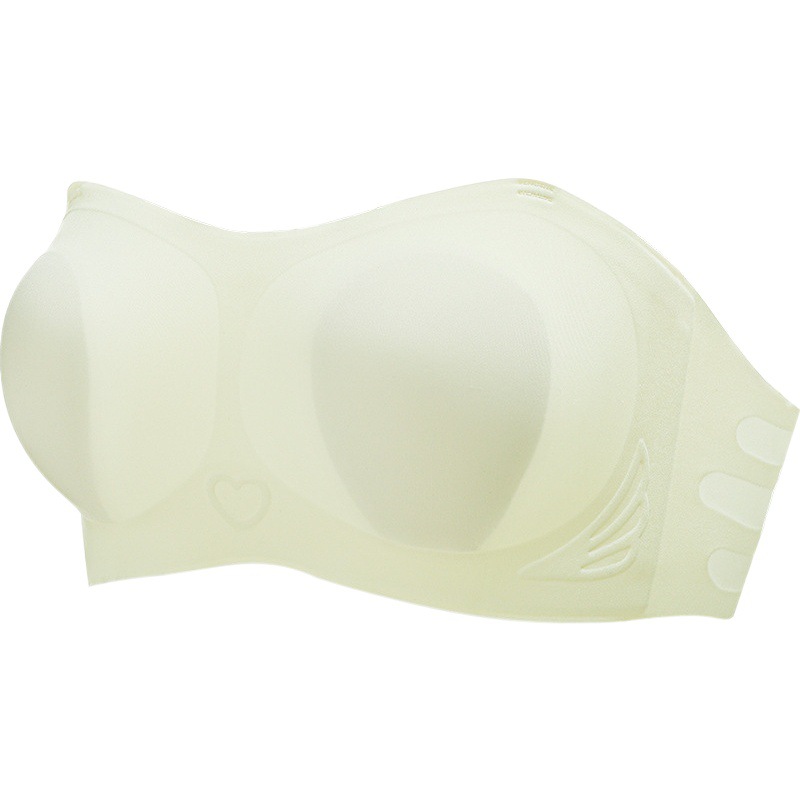 Original Patent Rabbit Ears Strapless Underwear Women's Thin Small Chest Push-up Non-slip Invisible Slip Skirt Special Bra