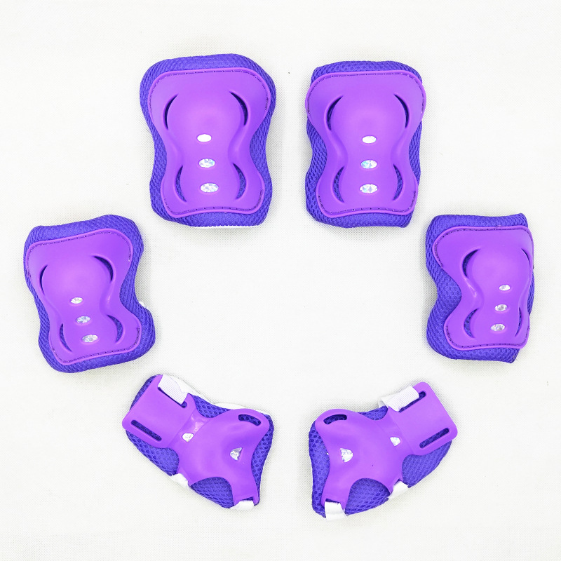 Picture of Children's Protective Gear 6-Piece Set, Knee Pads, Elbow Pads, Wrist Pads, Bicycle Sports Protective Gear, Suitable for Multiple Scenarios