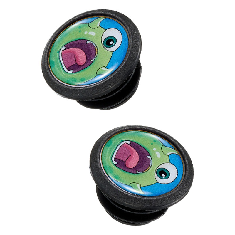 Bicycle Handlebar Plug Mountain Road Scooter Handlebar Cover Curved Handle Cap Plug Personality Anti-collision Lock Handle Plug Accessories