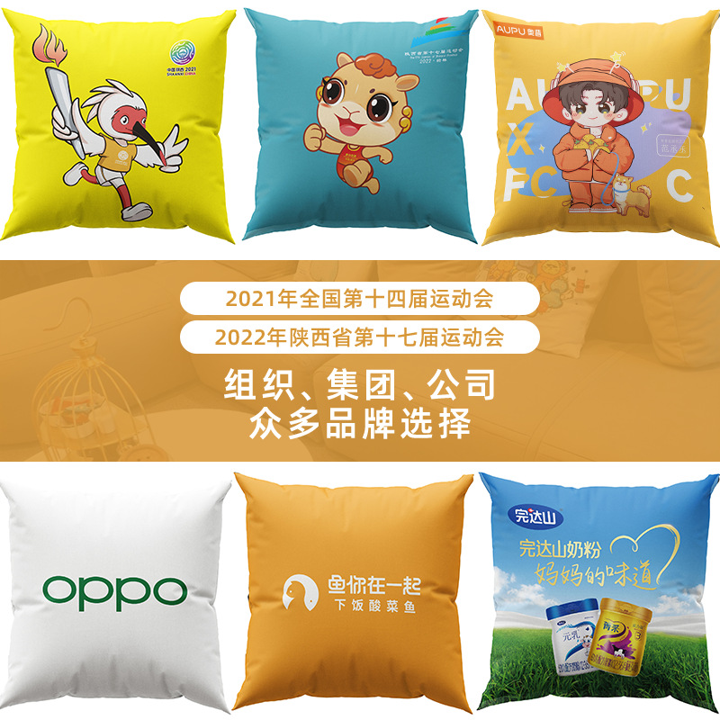 Picture of Cross-border sofa pillow ins printed back cushion bedside cushion sofa pillow enterprise activity gift pillow