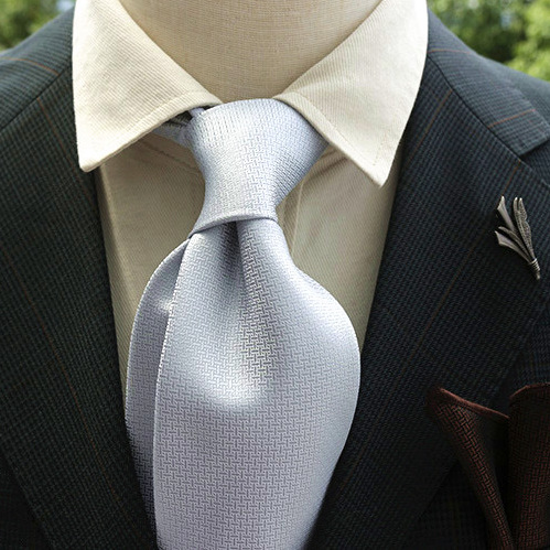 Picture of Retro Casual Clear Color Texture Tie Solid Color Men's Professional Dress Gentleman Working Groom Wedding Cafe Green