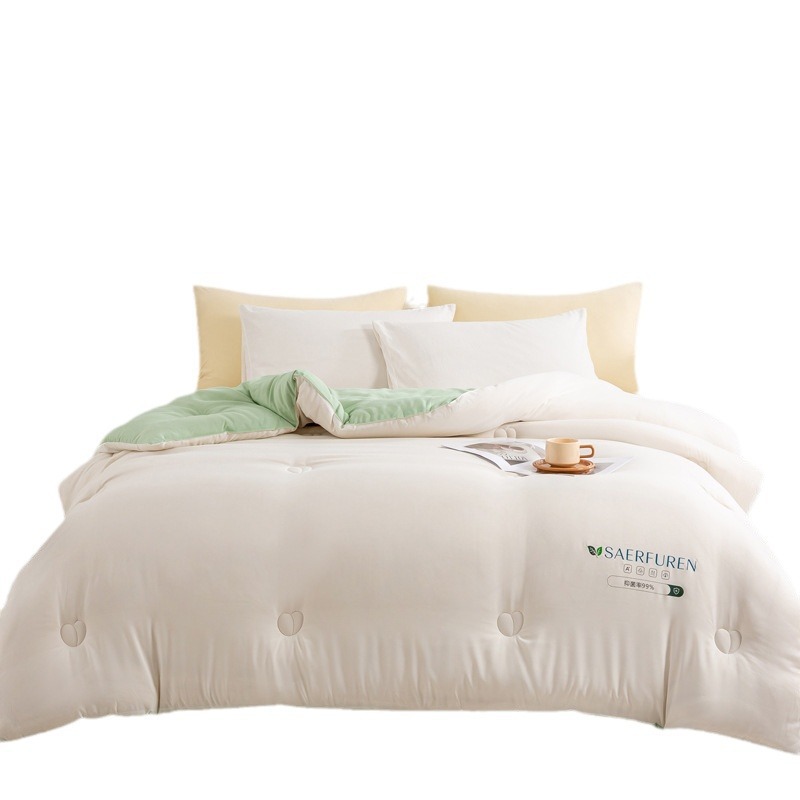 Picture of Soybean Fiber Quilt Core Spring and Autumn Quilt Winter Thickened Warm Winter Quilt Air-conditioning Quilt Machine Washable Single Dormitory Cotton Quilt
