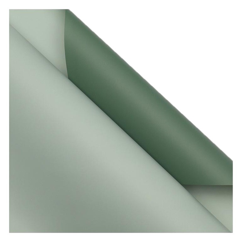 Wholesale Flower Shop Bouquet Packaging Materials Two-Color Double-Sided European-Style Elegant Paper Floral Gift Wrapping Paper Waterproof Packaging