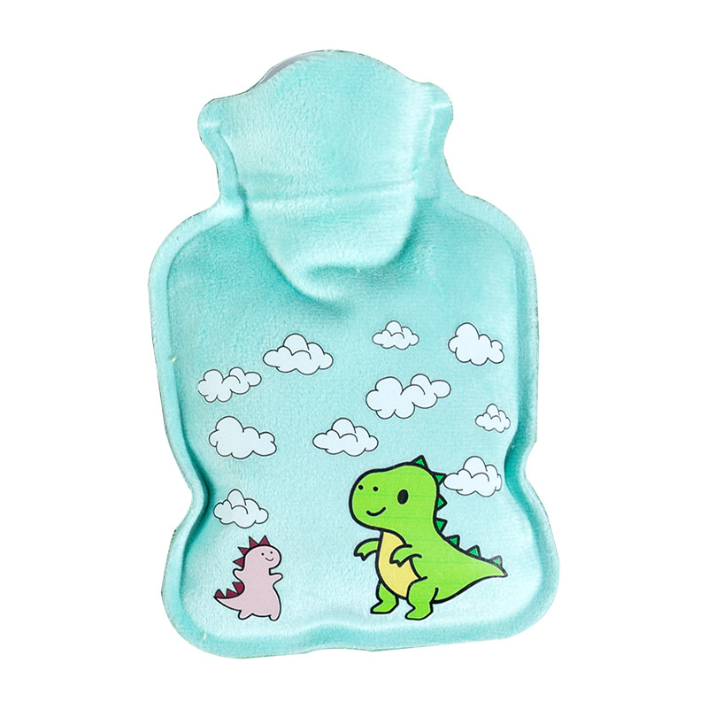Picture of Cartoon plush water injection hot water bag student explosion-proof warm handbag double thick fleece-lined warm water bag