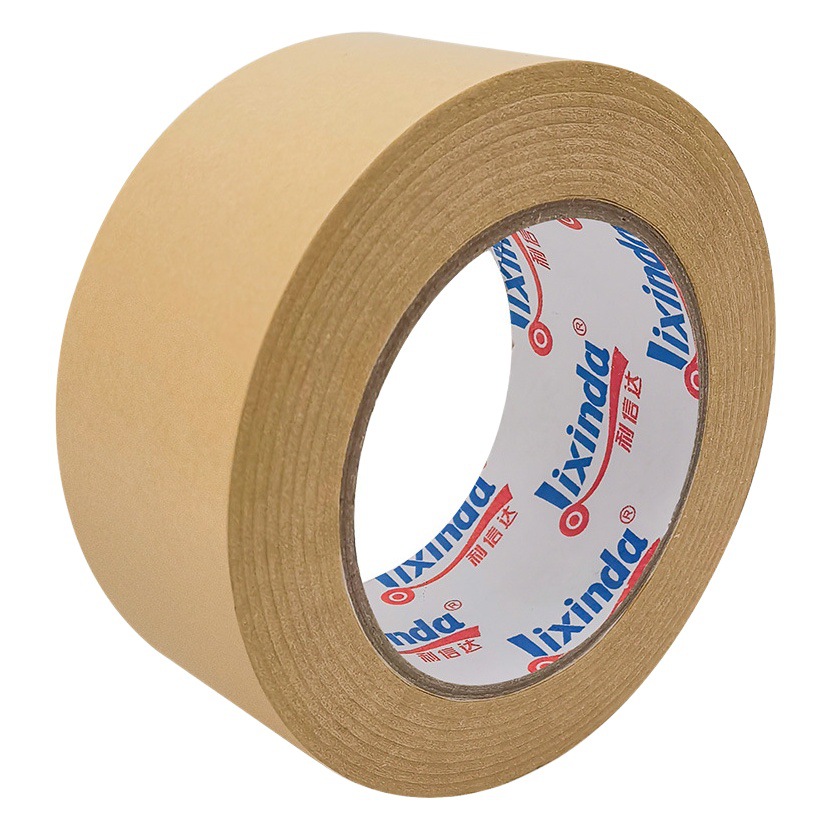 Water-free writing kraft paper tape kraft paper tape high adhesive hand tear high temperature resistant kraft paper tape manufacturers