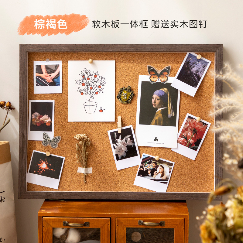 Picture of Photo printing and photo frame couple diy handmade puzzle cork board commemorative frame Polaroid picture frame for girlfriend 16