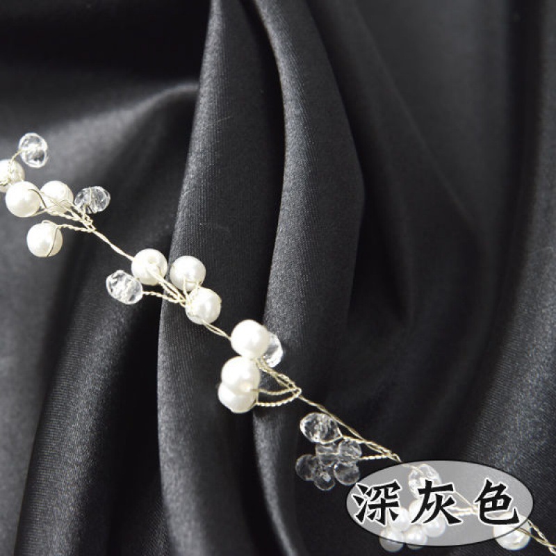 Picture of Satin Fabric Silk Lining Fabric Color Red Cloth Encryption Thickened Hanfu Dress Decorative Lining Silk Lining Summer