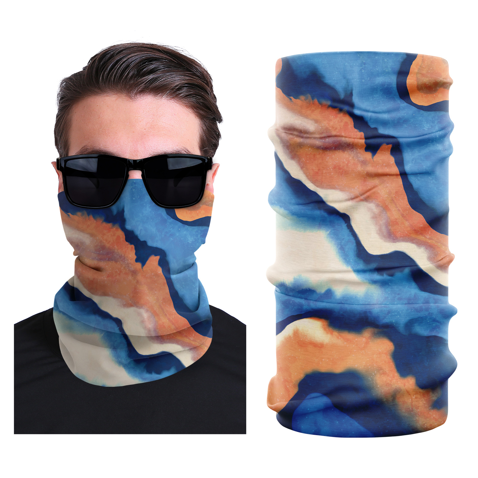 Picture of Xunhui magic scarf outdoor scarf mountaineering riding scarf high elastic seamless Ice Silk face towel cross-border bandana