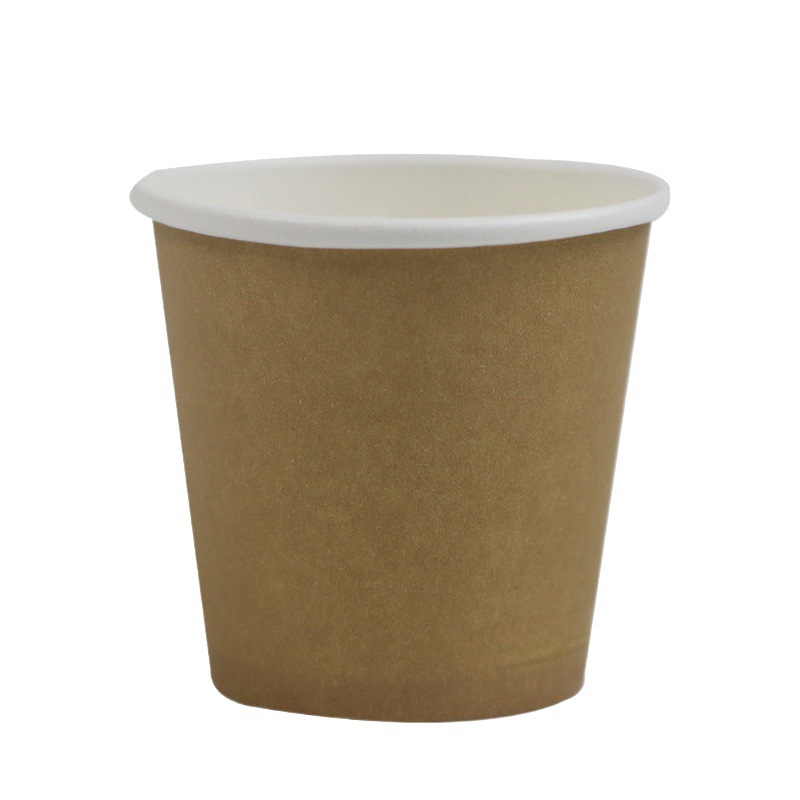 4oz Papercup1000Pcs Coffee Paper Cup Paper Hot Drink Heat-Resistant Coffee Cup