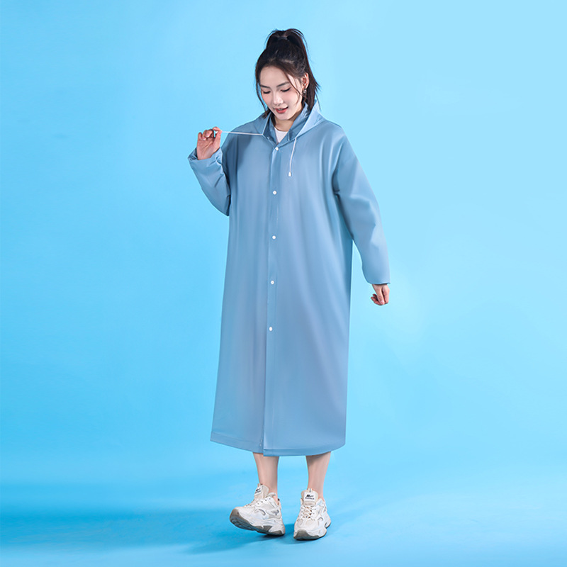 Picture of Non-Disposable Eva Unisex Outdoor Raincoat Drifting Travel Rainstorm-proof Thickened Portable Adult Raincoat