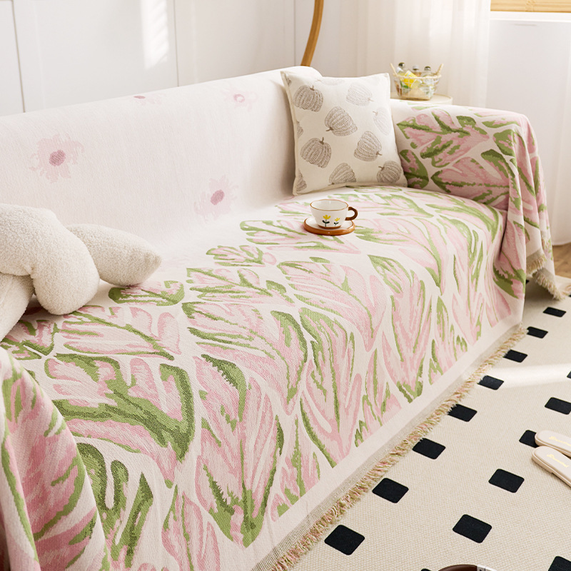 2025 New Popular Sofa Cover Cloth Four Seasons Universal Pastoral Sofa Towel Full Cover Towel Sofa Cover Blanket