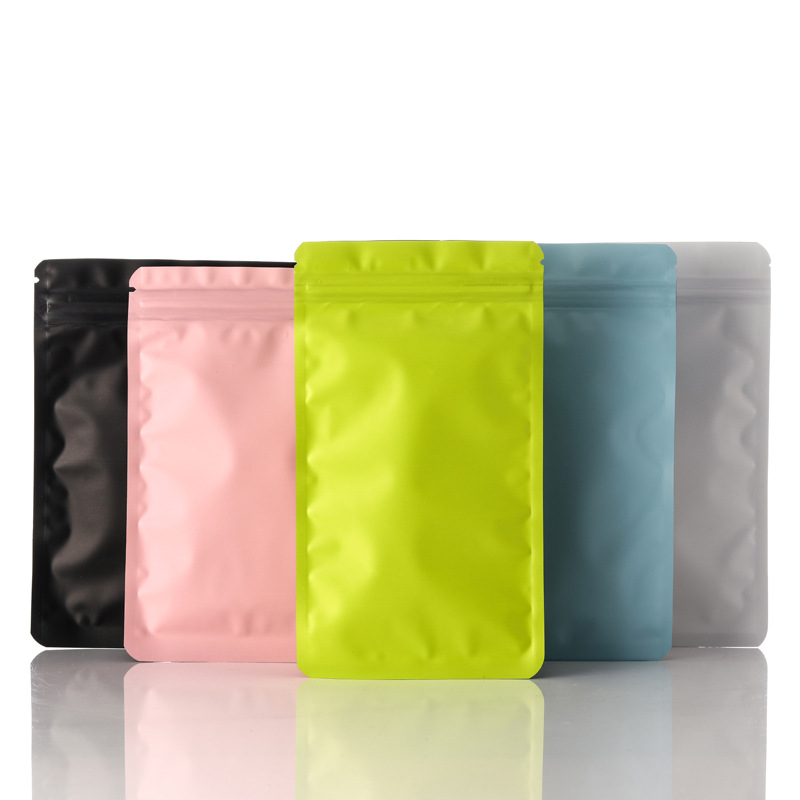 Picture of Double sided dummy aluminum color bone bag jewelry gift packaging bag digital electronic hardware products self-sealed bag spot