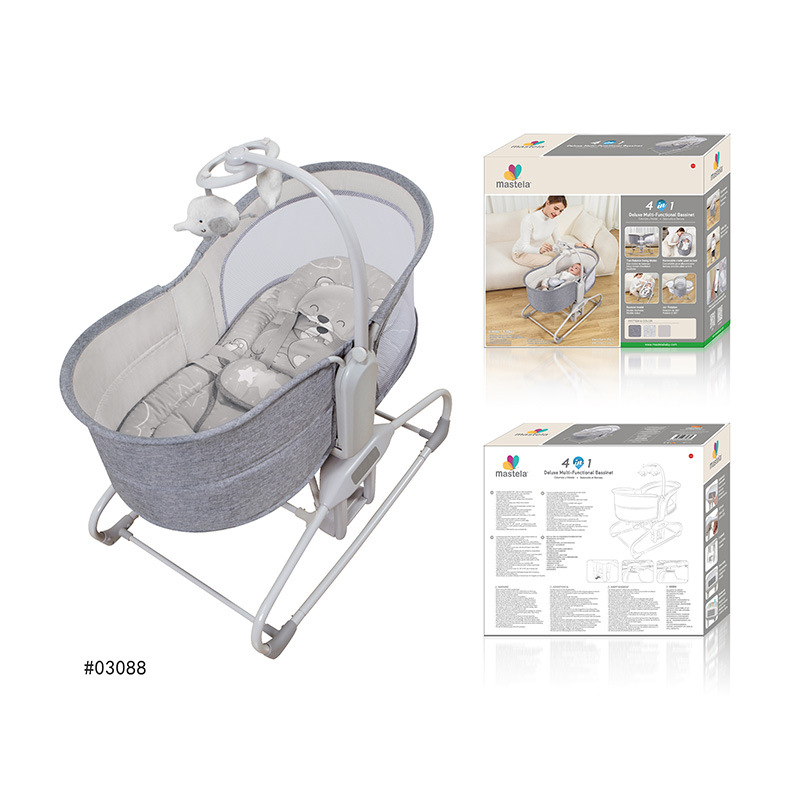 Picture of Mastela Baby Shaker electric vibration comfort Shaker 360 degree multi-function bed bed newborn baby bed