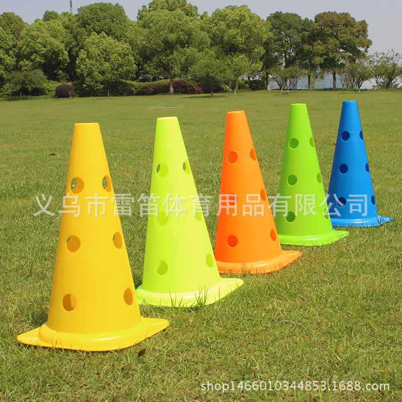 Picture of Football training sign barrel 38cm with hole sign barrel multi-function sign cone obstacle hurdles sensitive fence