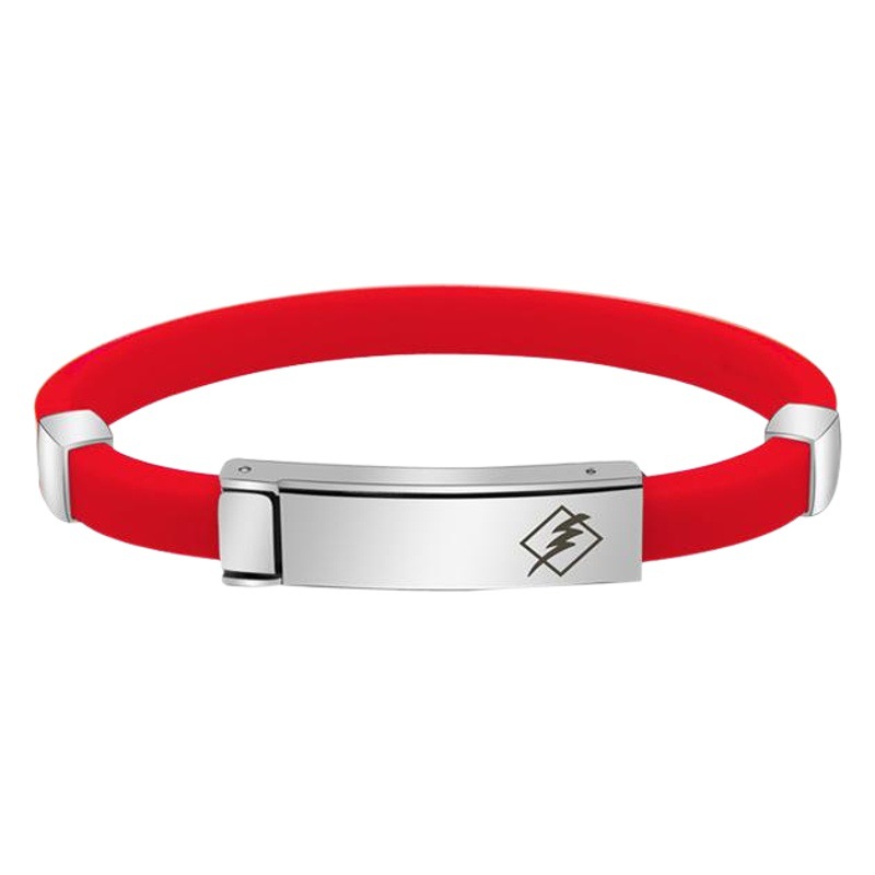 Cross-border e-commerce spot sports hardware silicone electrostatic bracelet waterproof silicone negative ion bracelet can be customized lettering