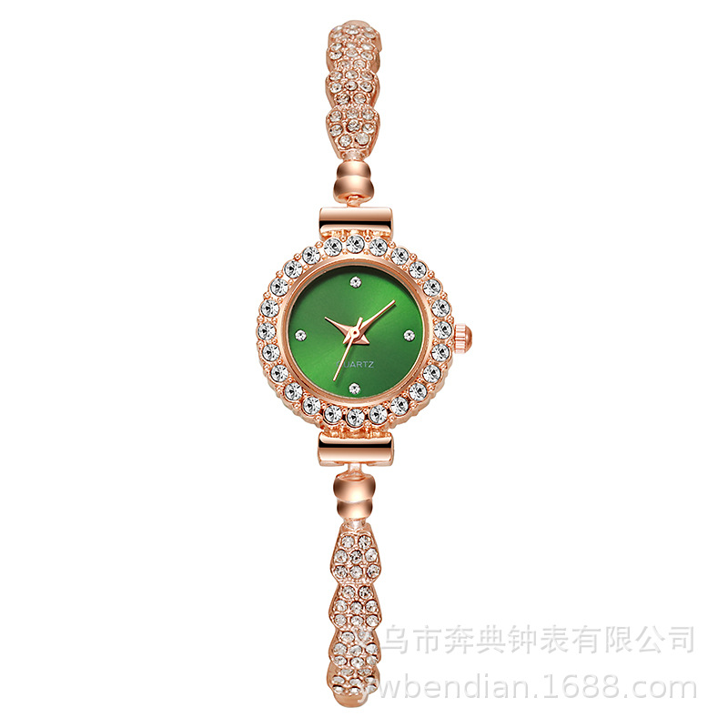 Picture of New women's quartz watch rhinestone women's watch small dial slim bracelet free adjustment jewelry quartz watch in stock