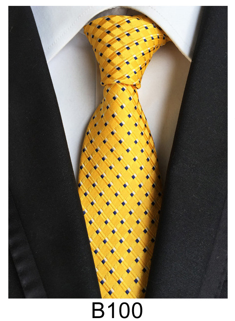 Picture of Manufacturers wholesale tie polyester jacquard tie men's casual formal wear professional business tie in stock supply