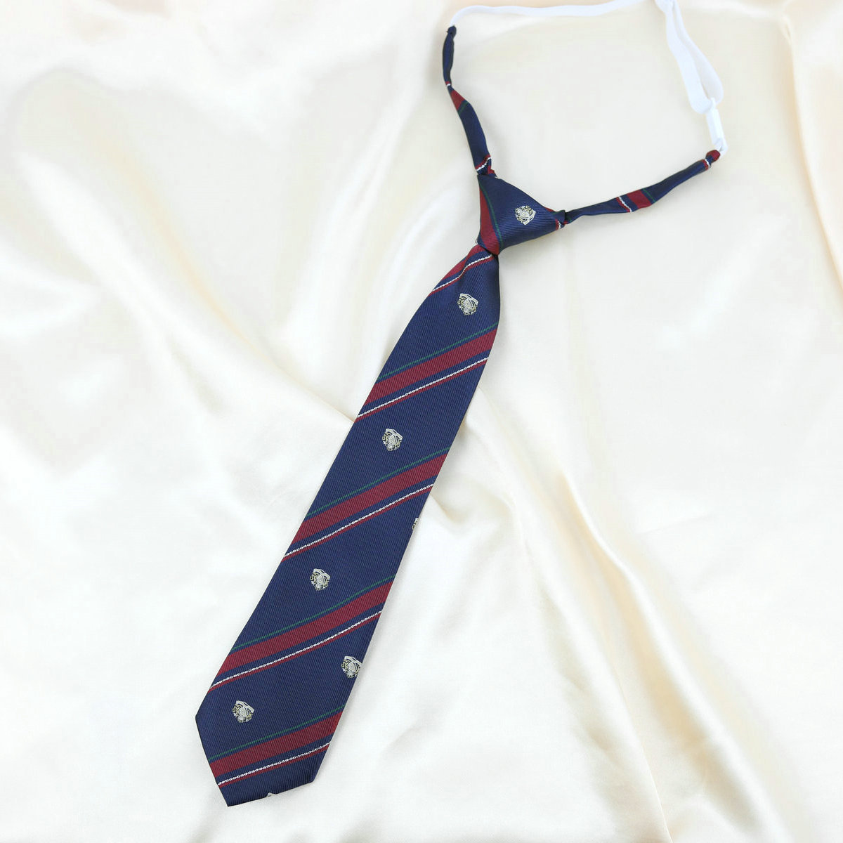Picture of Jk Japanese Style Uniform Leather-band Free Tie Men's Bow Tie Women's All-match School Style Daily Striped Simple School Uniform
