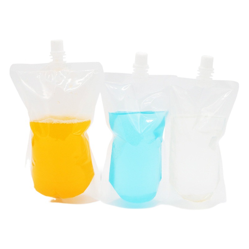 Suction nozzle bag manufacturers beverage coffee liquid packaging transparent Chinese medicine bag liquid bag self-supporting suction nozzle concert water bag