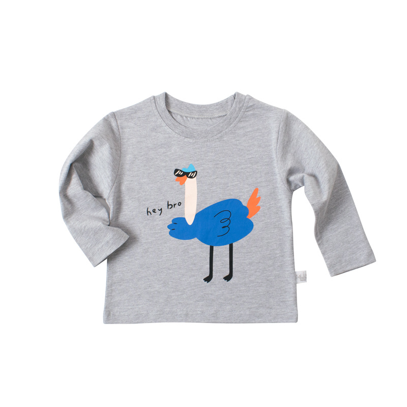 Picture of New children's cartoon cotton cross-border children's long-sleeved T-shirt top boy baby round neck Autumn Tide bottoming shirt