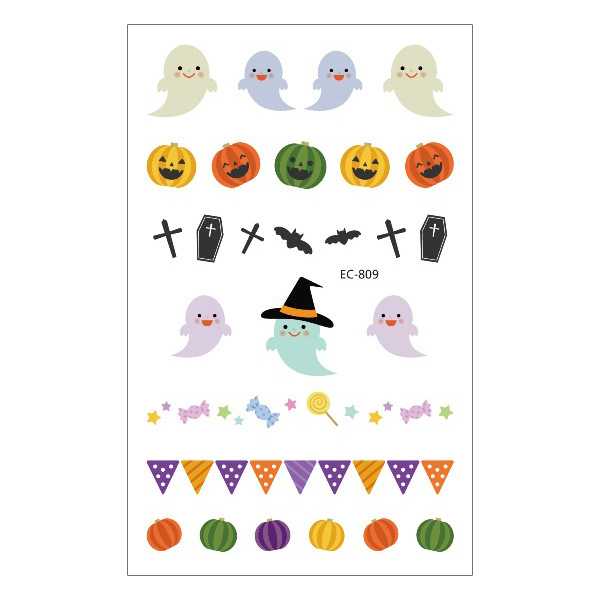 Picture of New Halloween Tattoo Sticker Funny Cartoon Fun Children Tattoo Sticker Disposable Tattoo Sticker Disposable