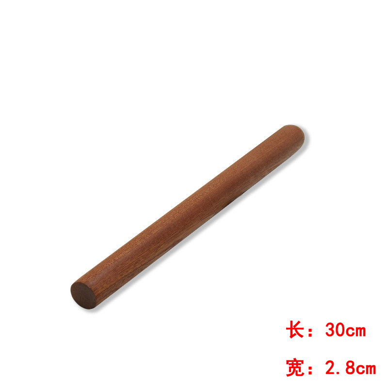 Picture of Haoyuan black sandalwood rolling pin manufacturer wooden rolling pin solid wood non-stick flour stick kitchen baking tool