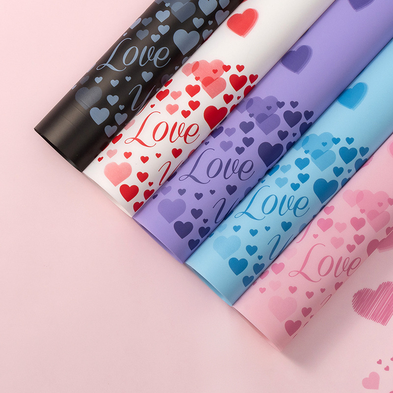 Foreign trade Amazon fog paper DIY flower wrapping paper floral material waterproof wrapping paper material wholesale