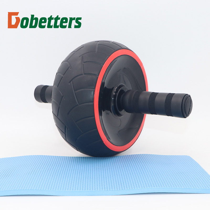 Giant wheel tire abdominal wheel belly contracting rubber abdominal muscle wheel roller abdominal training kneeling pad non-rebound