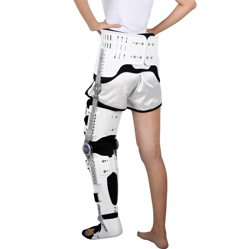 Picture of Adult adjustable hip hip hip waist knee ankle foot joint fixation brace high and low paraplegia walking protector