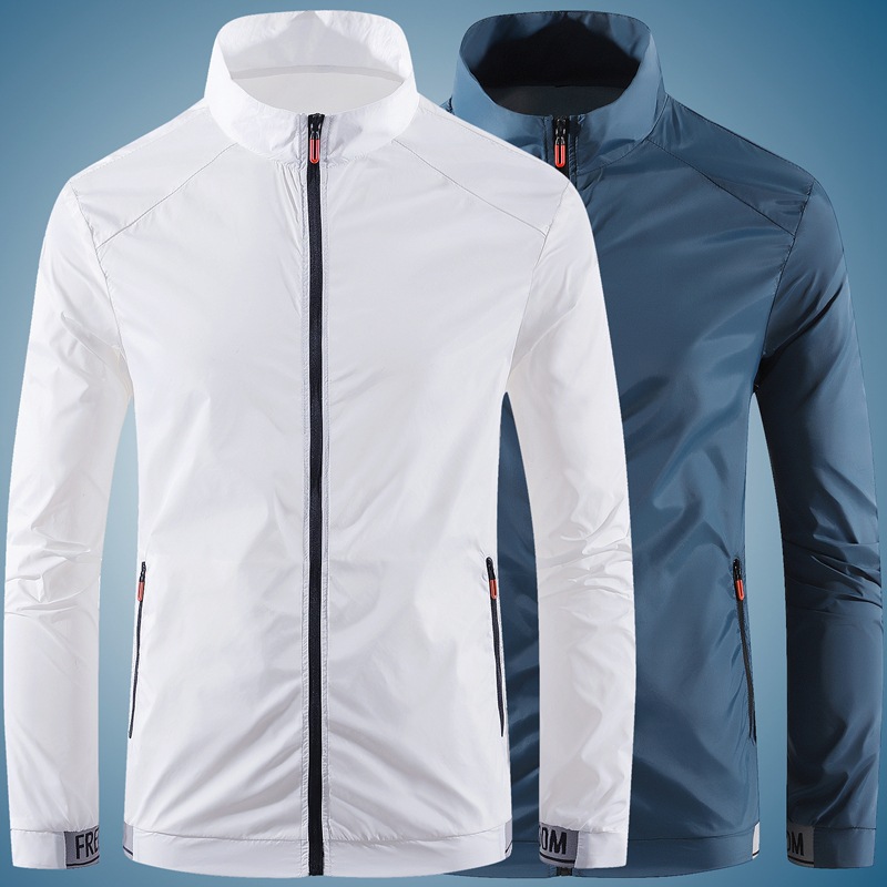 Summer New Outdoor Ice Silk Sun Protection Clothing Men's Coat Breathable Lightweight Sun Protection Clothing Fishing Skin Clothing Women 50 +