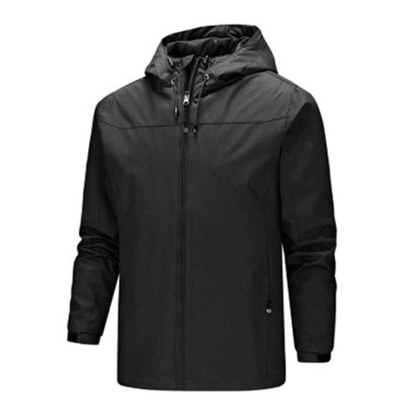 Picture of Spring and Autumn Men's Jacket Casual Jacket Men's Jacket Windproof Rainproof Outdoor Sports Hooded Jacket Men's Jacket