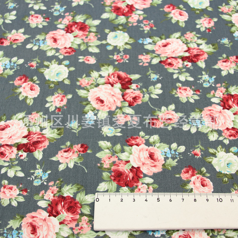 Picture of Three-color flower bedding baby fabric twill cotton fabric cotton fabric