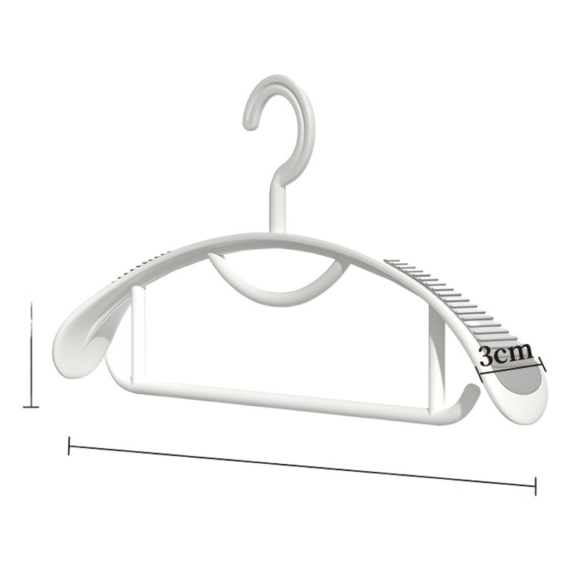 Seamless Clothes Hanger Household Clothes Protection Non-slip Clothes Hanger Drying Rack Non-slip Anti-shoulder-corner Wardrobe Clothes Hanging Support