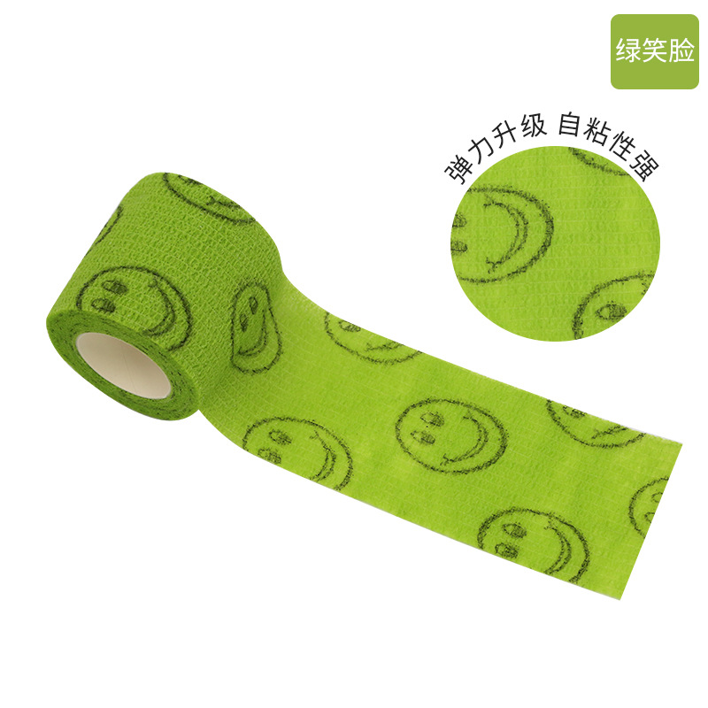 Picture of Spot self-adhesive bandage pet dog bandage finger bandage non-woven elastic elastic outdoor camouflage bandage