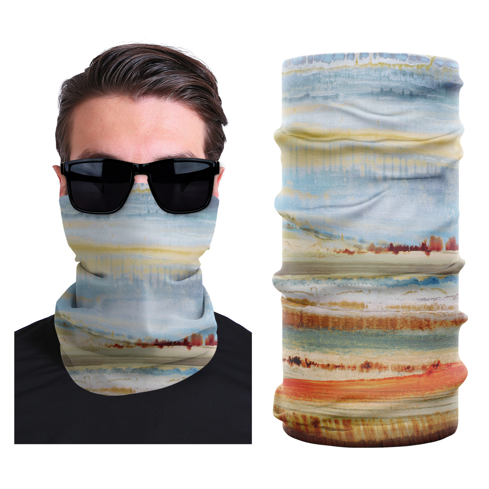 Picture of Xunhui magic scarf outdoor scarf mountaineering riding scarf high elastic seamless Ice Silk face towel cross-border bandana