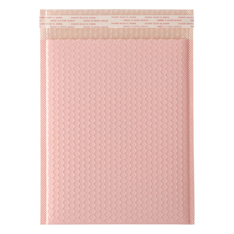 Pink bubble envelope bag clothing packaging bag co-extruded film express waterproof bubble bag shockproof bubble bag wholesale