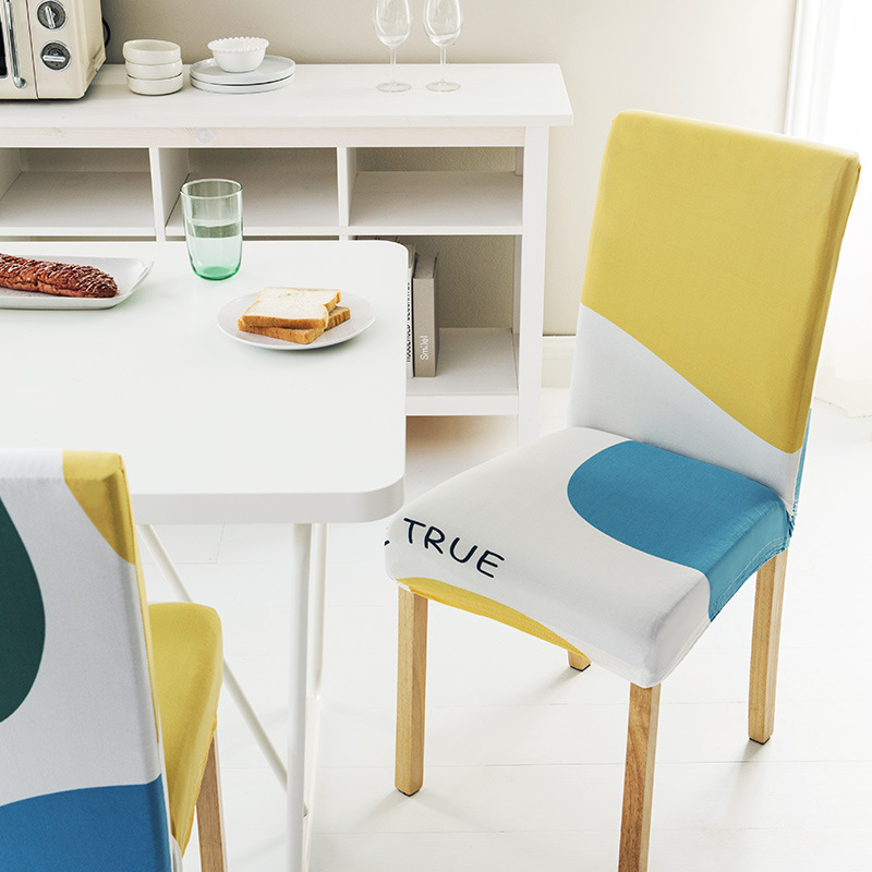Picture of Cross-border printing chair cover new four-season universal elastic chair cover backrest integrated all-inclusive home protection cover