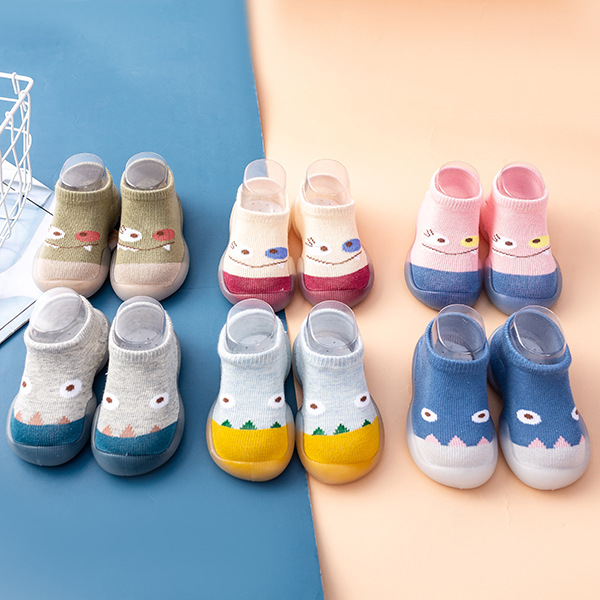 Children's Socks and Shoes for Boys and Girls Indoor Soft-Soled Floor Shoes and Socks Spring & Fall Newborn Baby Toddler Shoes Non-Slip