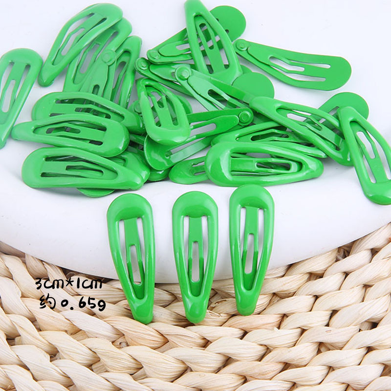 Picture of Candy Colorful Hairpin Hyuna Style Colorfulful Water Drop Clip Glue Bb Clip Hairpin Duckbill Clip Korean DIY Headwear Wholesale