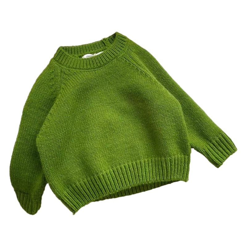 Boys' Short-Sleeve Sweaters for Spring and Autumn, Children's Autumn Wear, Toddler Winter Knitwears, Baby Tops, Korean Version, European Bestsellers