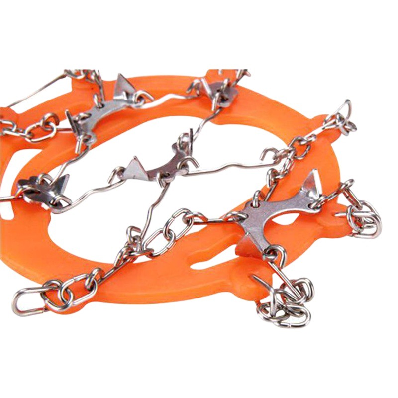Source Factory 8-tooth Outdoor Ice and Snow Mountain Climbing Non-slip Shoe Cover Simple Anti-slip Chain Anti-slip Eight-tooth Ice Claw
