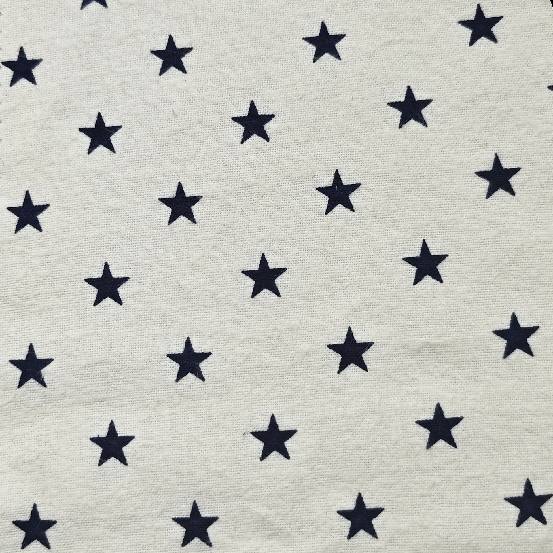 Picture of Autumn and Winter All-Cotton Brushed Woven Fabric with Five-Pointed Star Print and Tie-Dye Fabric for Coats, Skirts, Children's Clothing, Hanfu, Fabric Art, and Home Decor