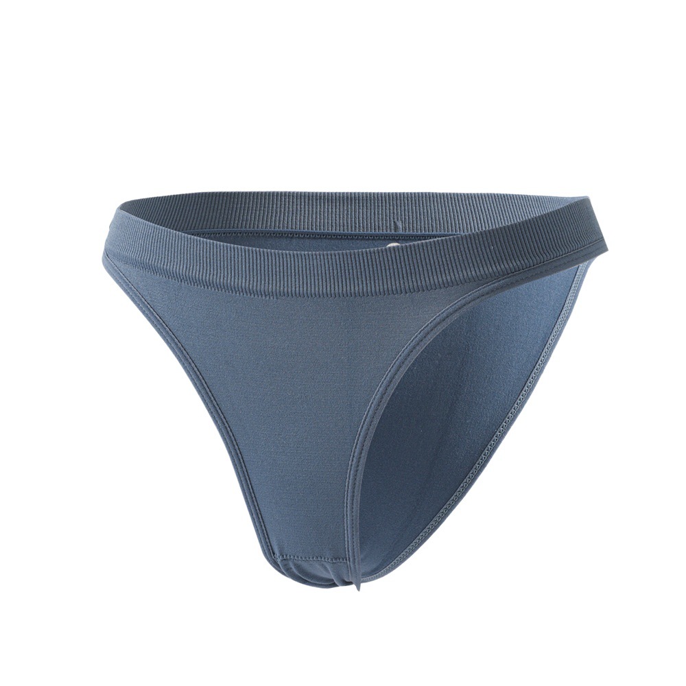 Sports thong plus size seamless sexy elastic T-line women's European and American seamless solid color comfortable low waist underwear