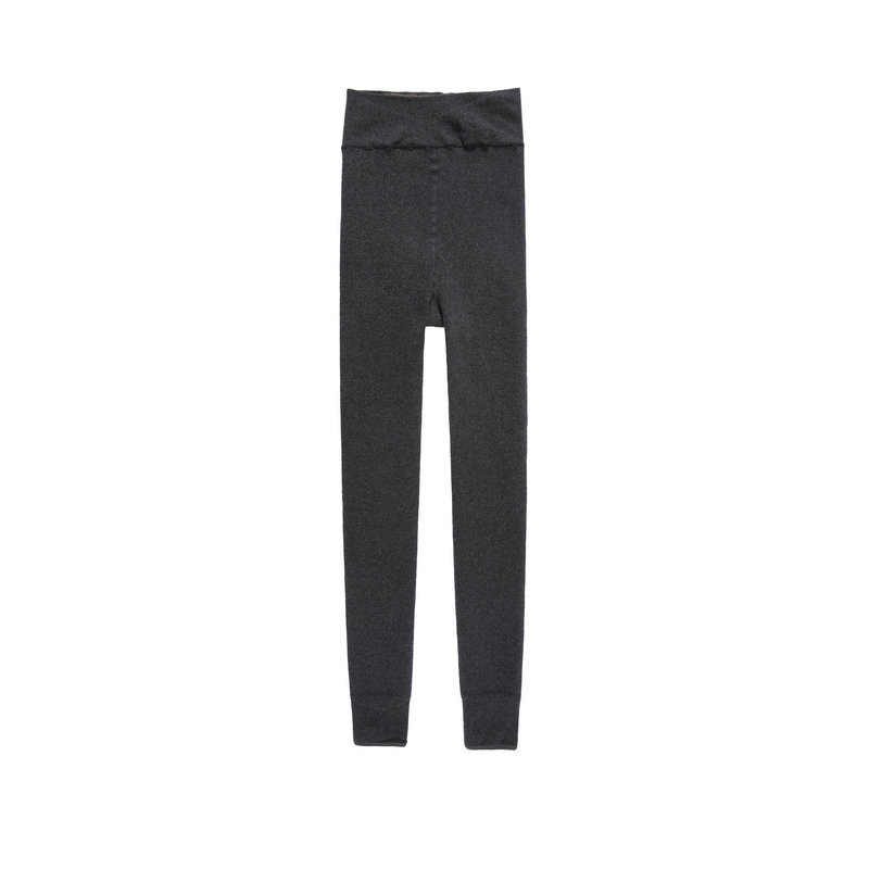 Picture of Threaded Slimming Look Leggings for Women's Outer Wear in Autumn and Winter Plus Size Heating Pantyhose Fleece-Lined and Thickeneded German Velvet Elastic Warm Pants