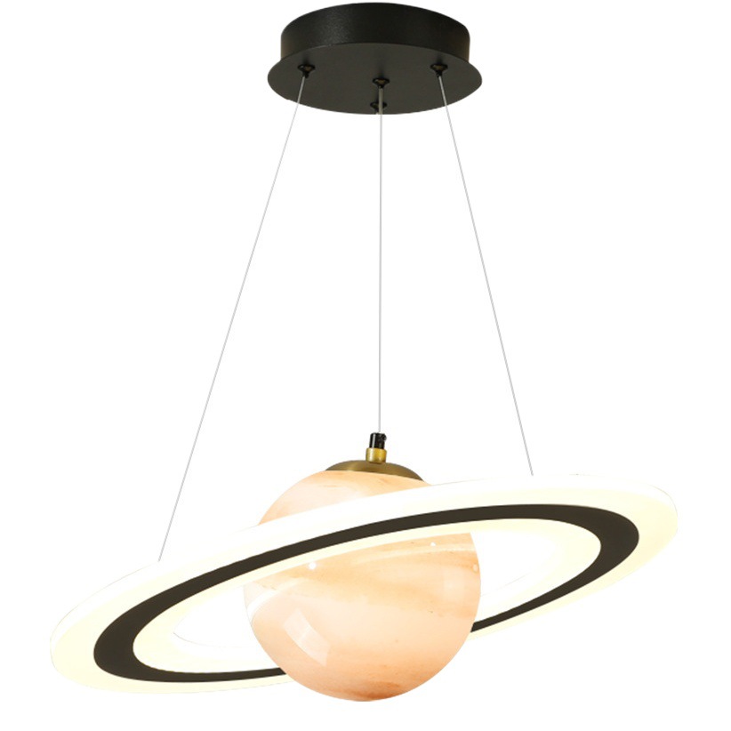 Cross-border Hot Selling Children's Room Planet Chandelier Creative Boys Bedroom Room Light Wandering Earth Internet Celebrant Space Chandelier