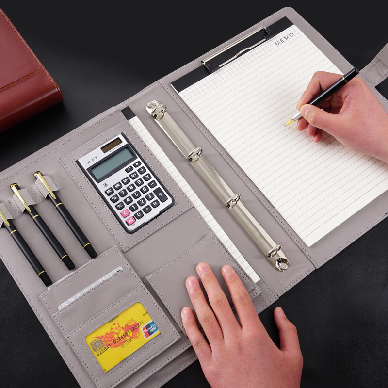 A4 Folder Business Office Binder Board Sales Folder Pin Lecture Room Book Talks about Single Contract Customization
