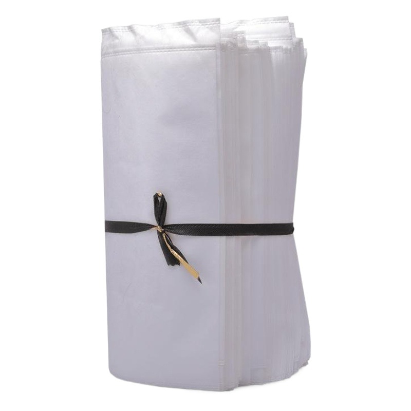 Extra thick cordless 50g 50g non-woven bag white flat mouth storage shoe bag bag shoe cover dustproof cloth bag