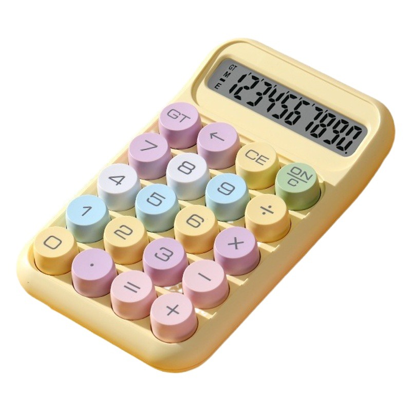 Dopamine Calculator Student Portable Mechanical Keyboard 10-Digit Calculator Exam Accounting Calculator