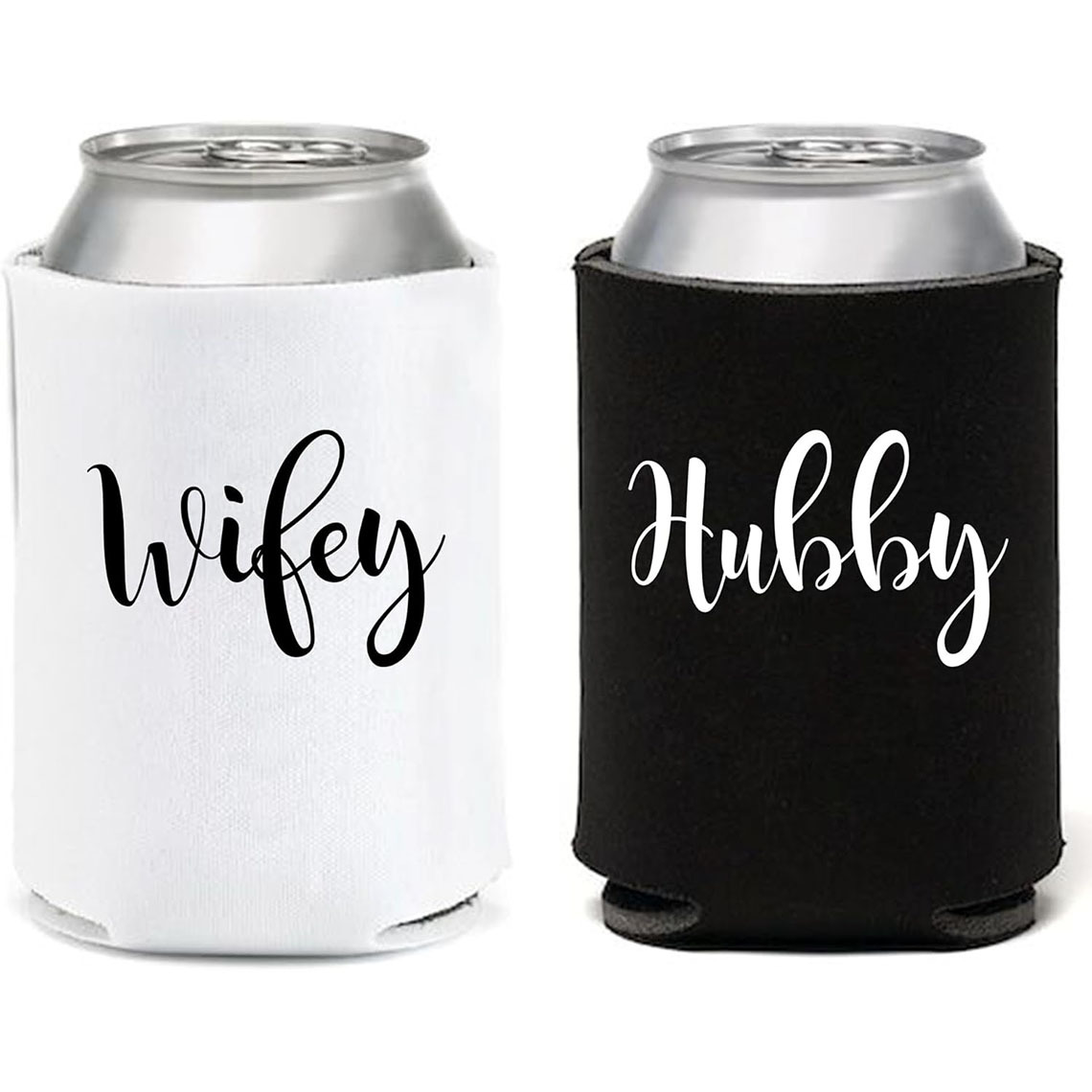 Cross-border Black and White Halloween Hubby and Wifey Diving Cup Set Bride and Groom Wedding Bachelor Party